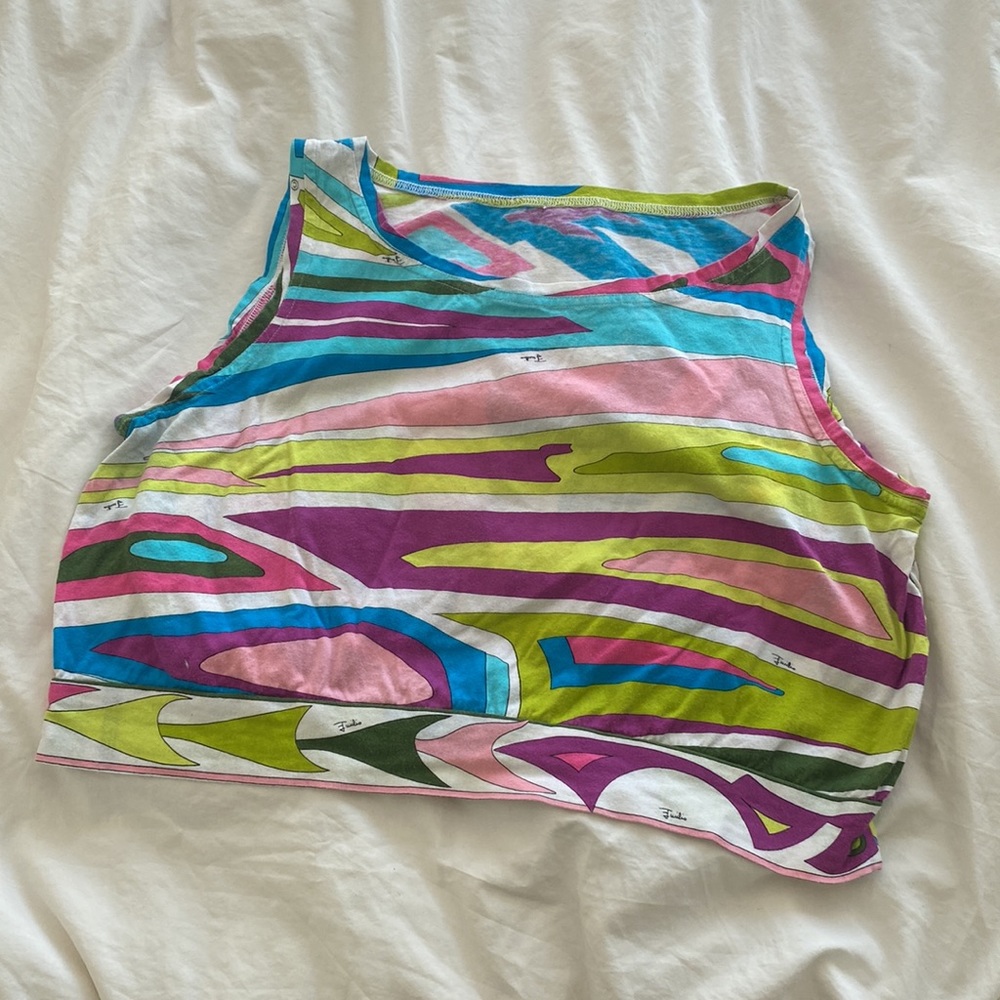 Vintage Pucci Cropped Tank L